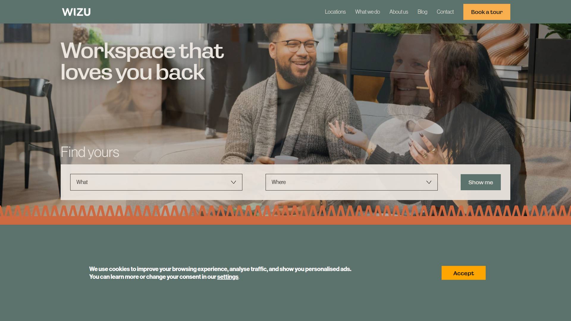Wizu Workspace Website