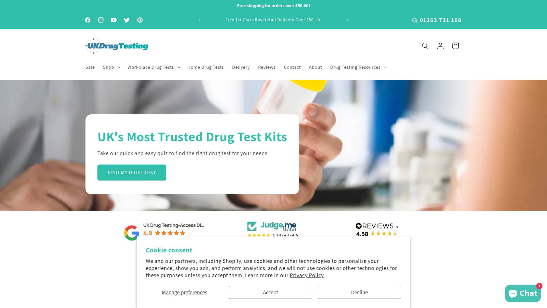 Access Diagnostic Tests UK Ltd Website