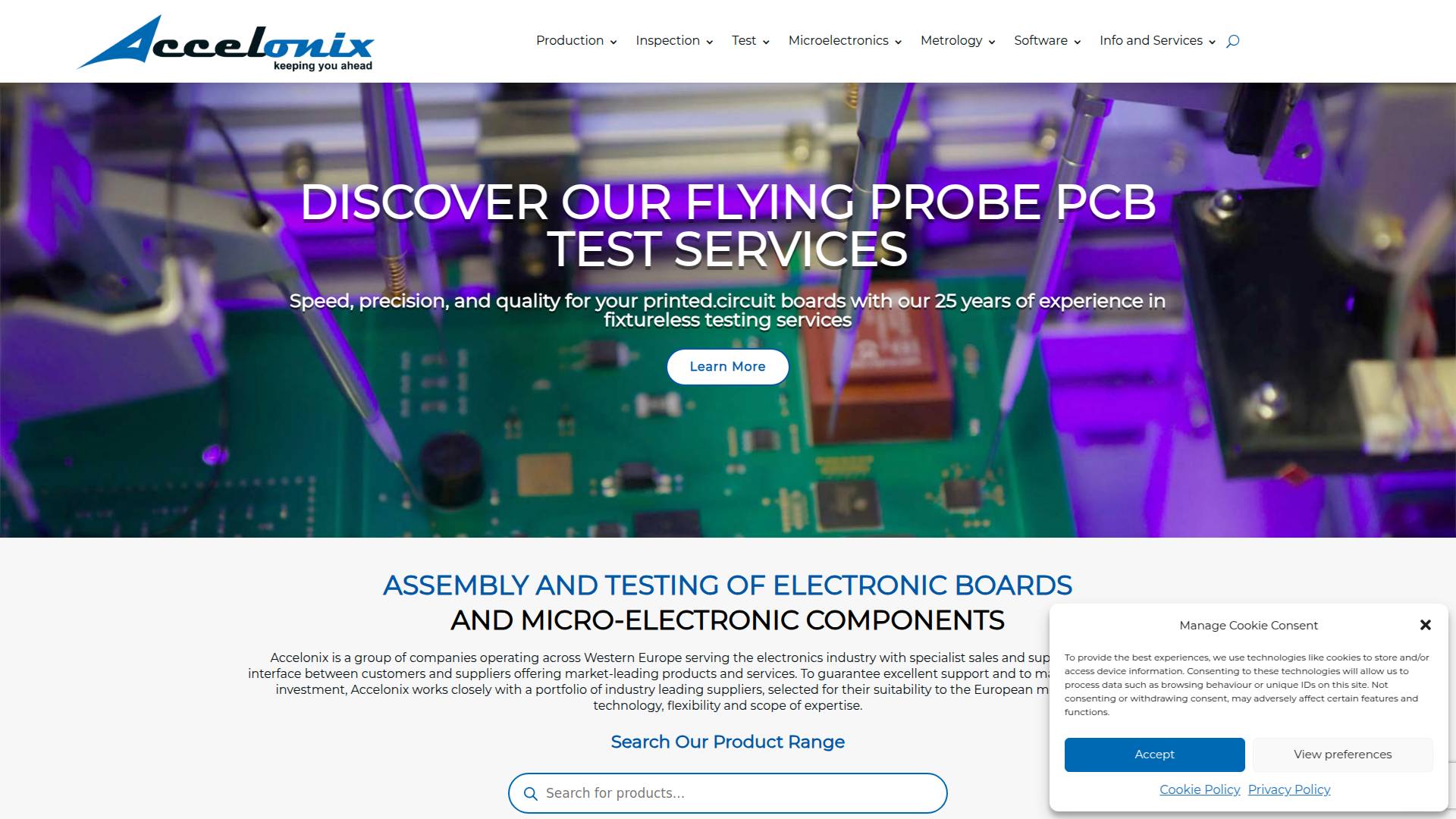 Accelonix Ltd Website