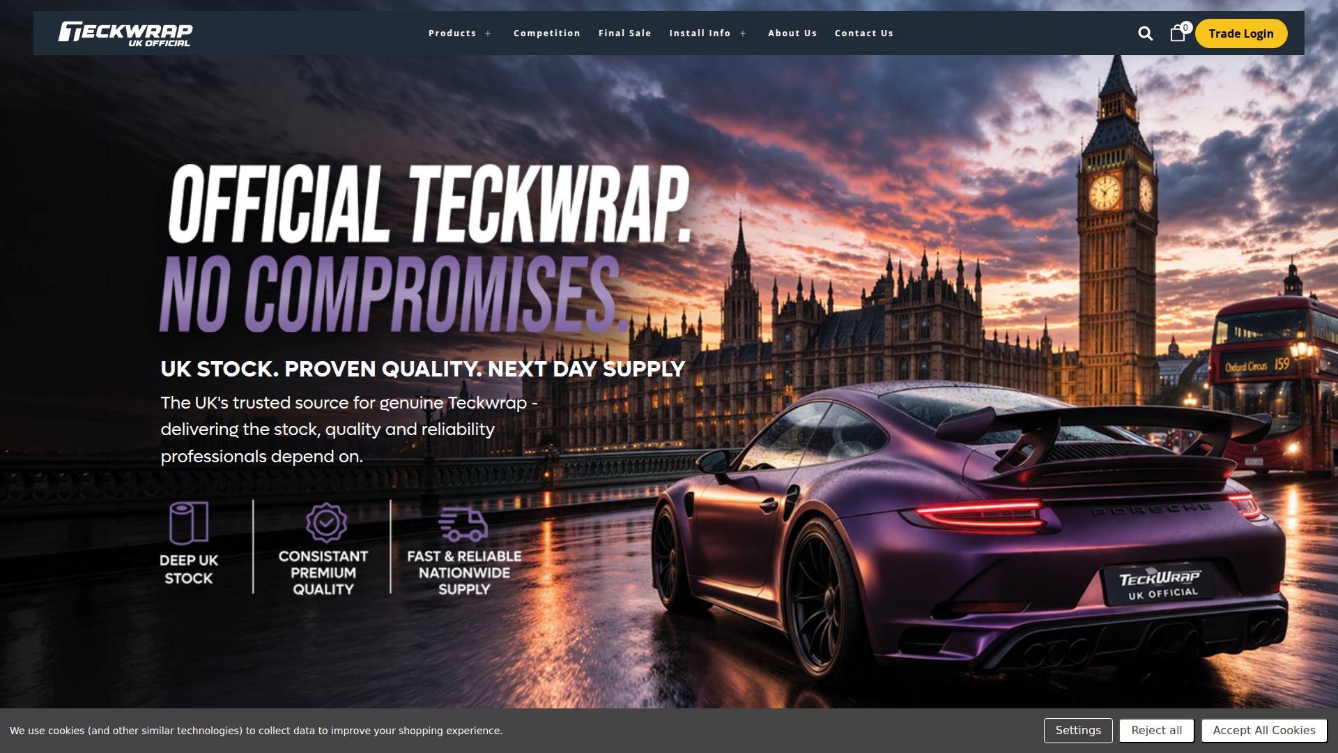Teckwrap uk official is the autorized uk official distributor