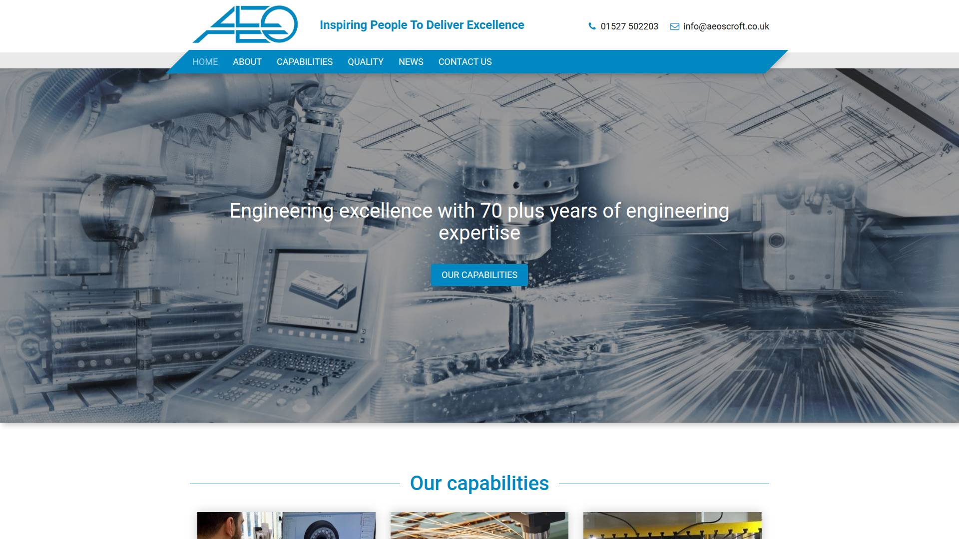 A E Oscroft & Sons Ltd Website