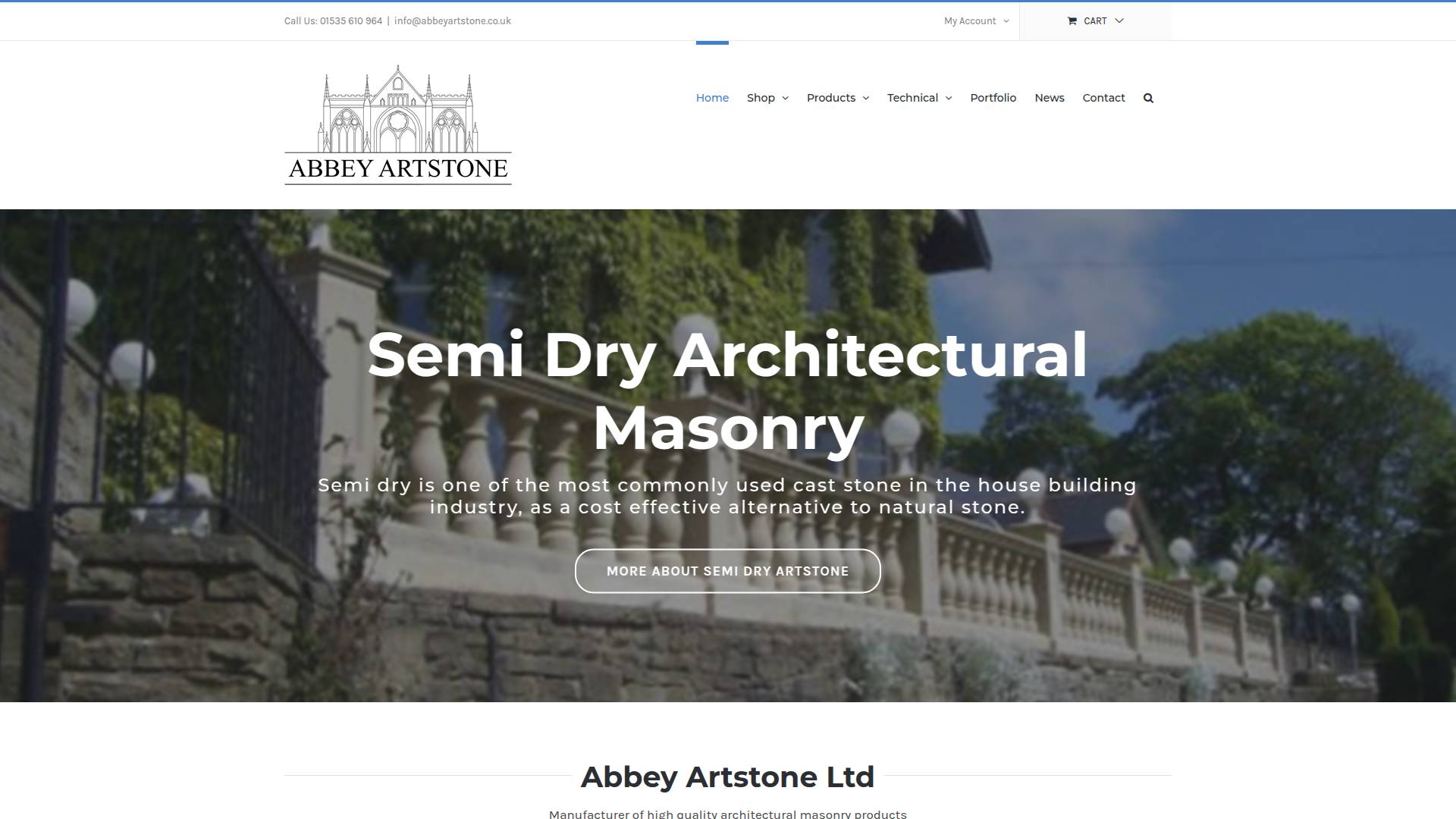 Abbey Artstone Ltd Website