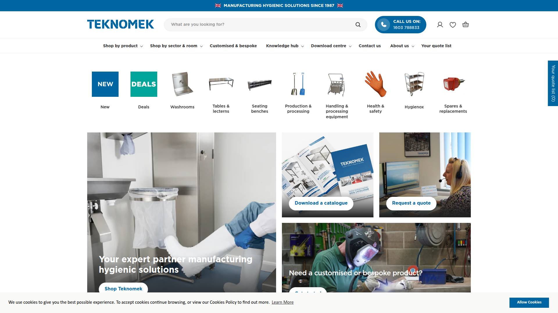 Teknomek Ltd Website