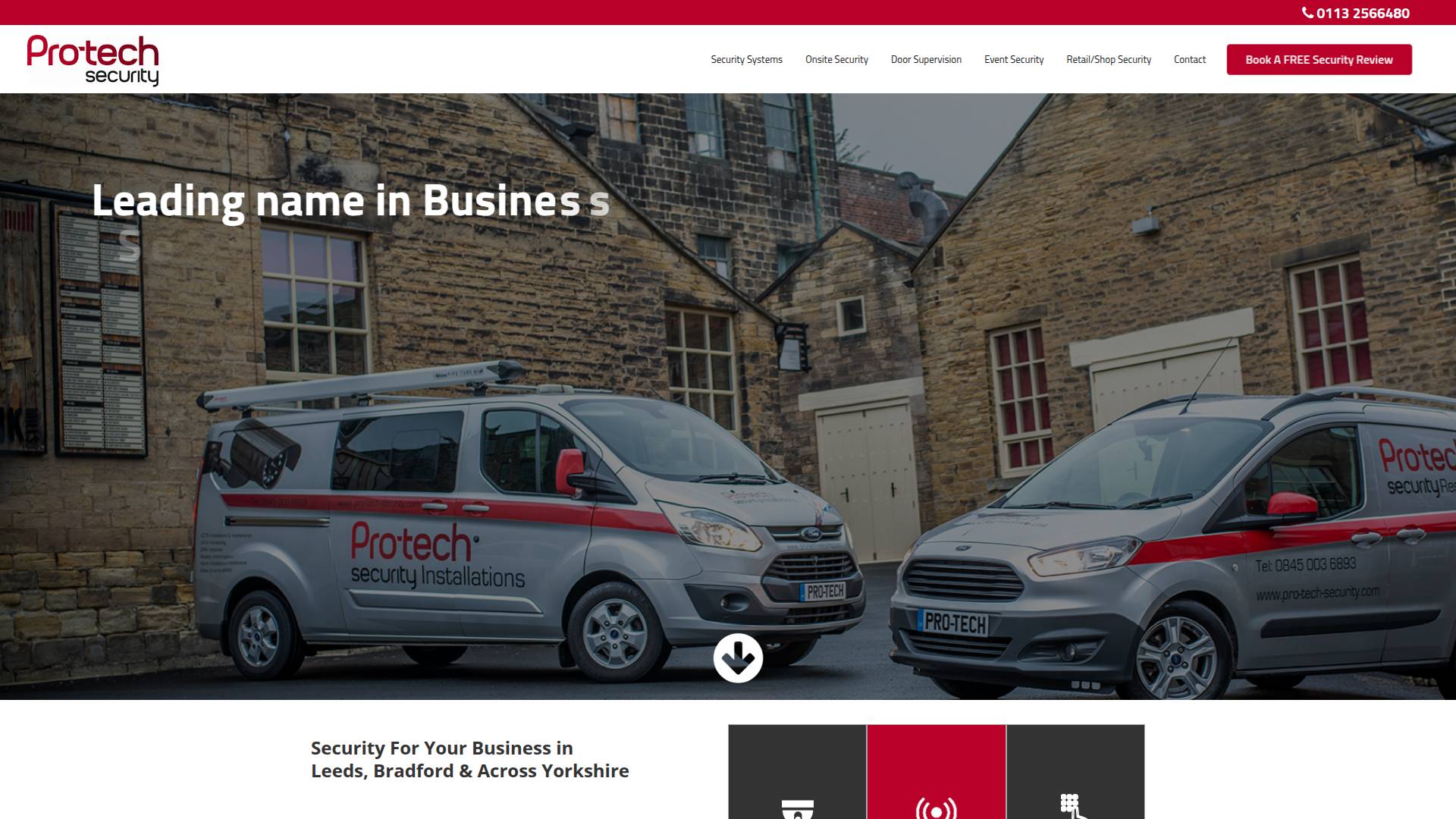 Pro-tech Security Website