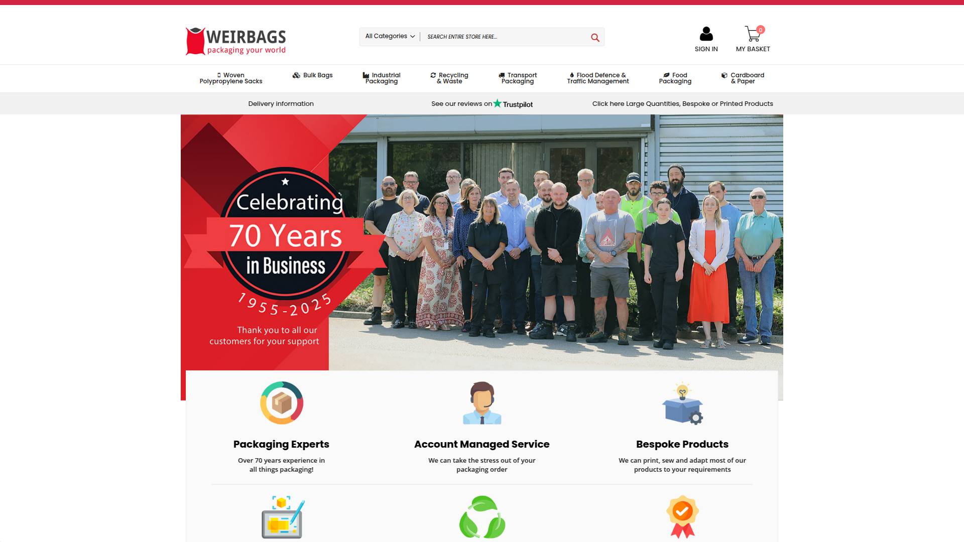 Weirbags Website