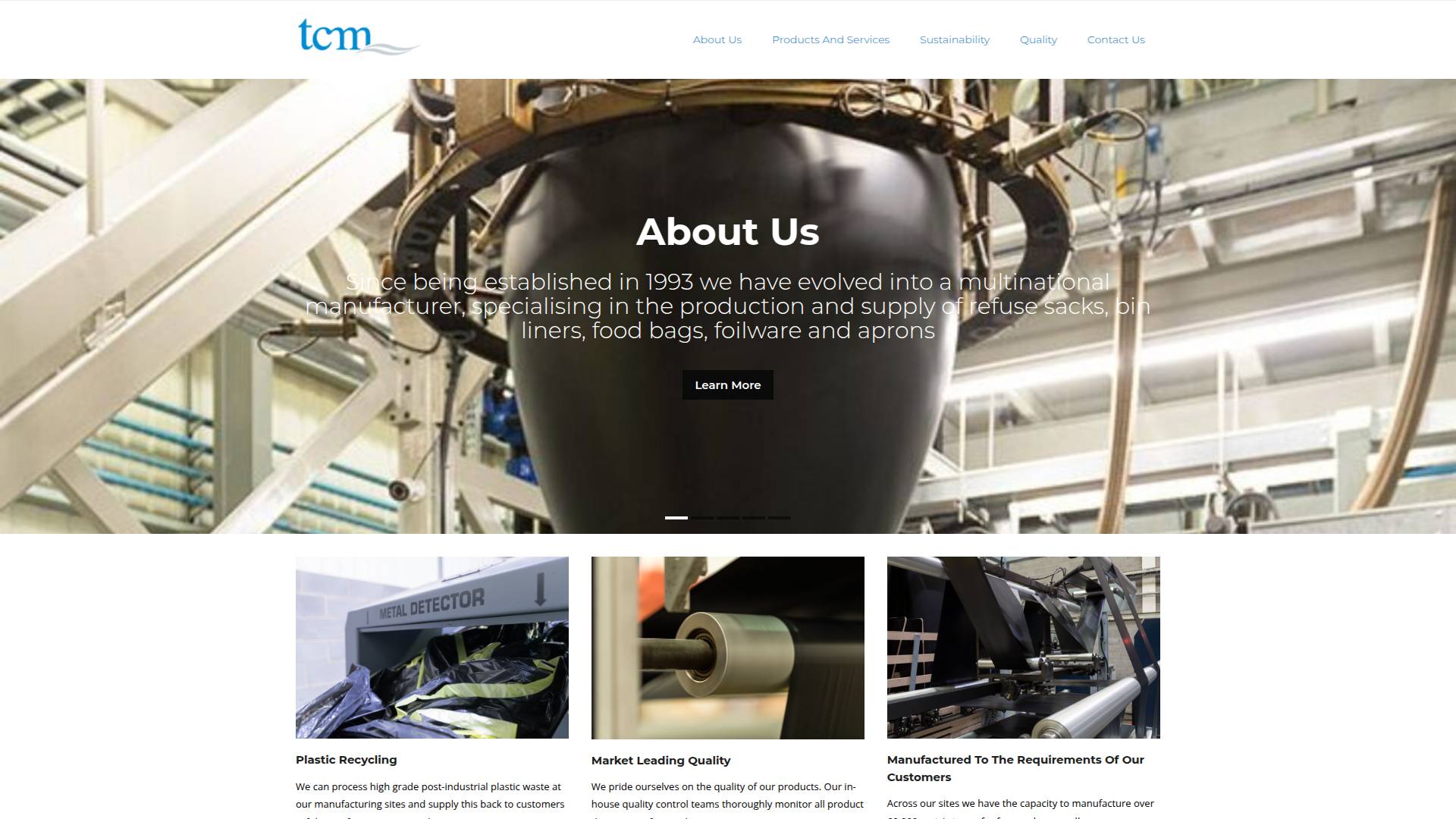 T C M Website