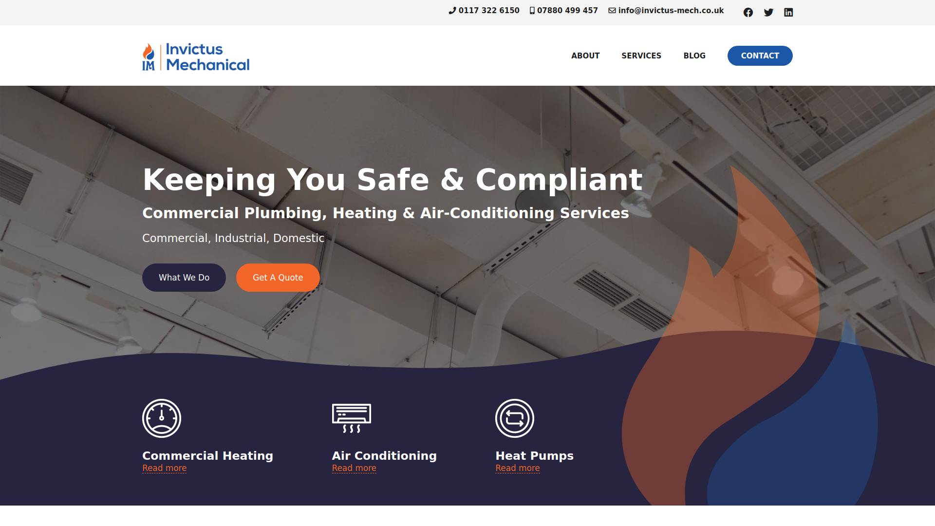 Invictus Mechanical Limited Website