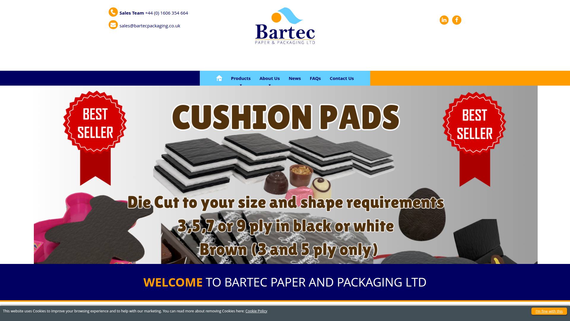 Bartec Paper & Packaging Website