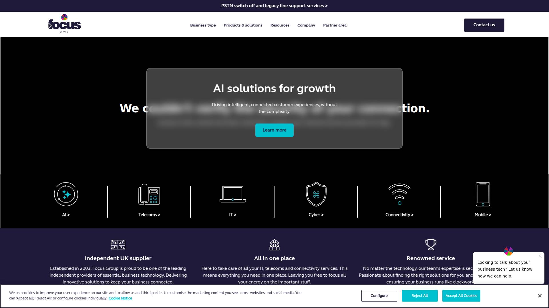 Datasharp Telephony Solutions Website