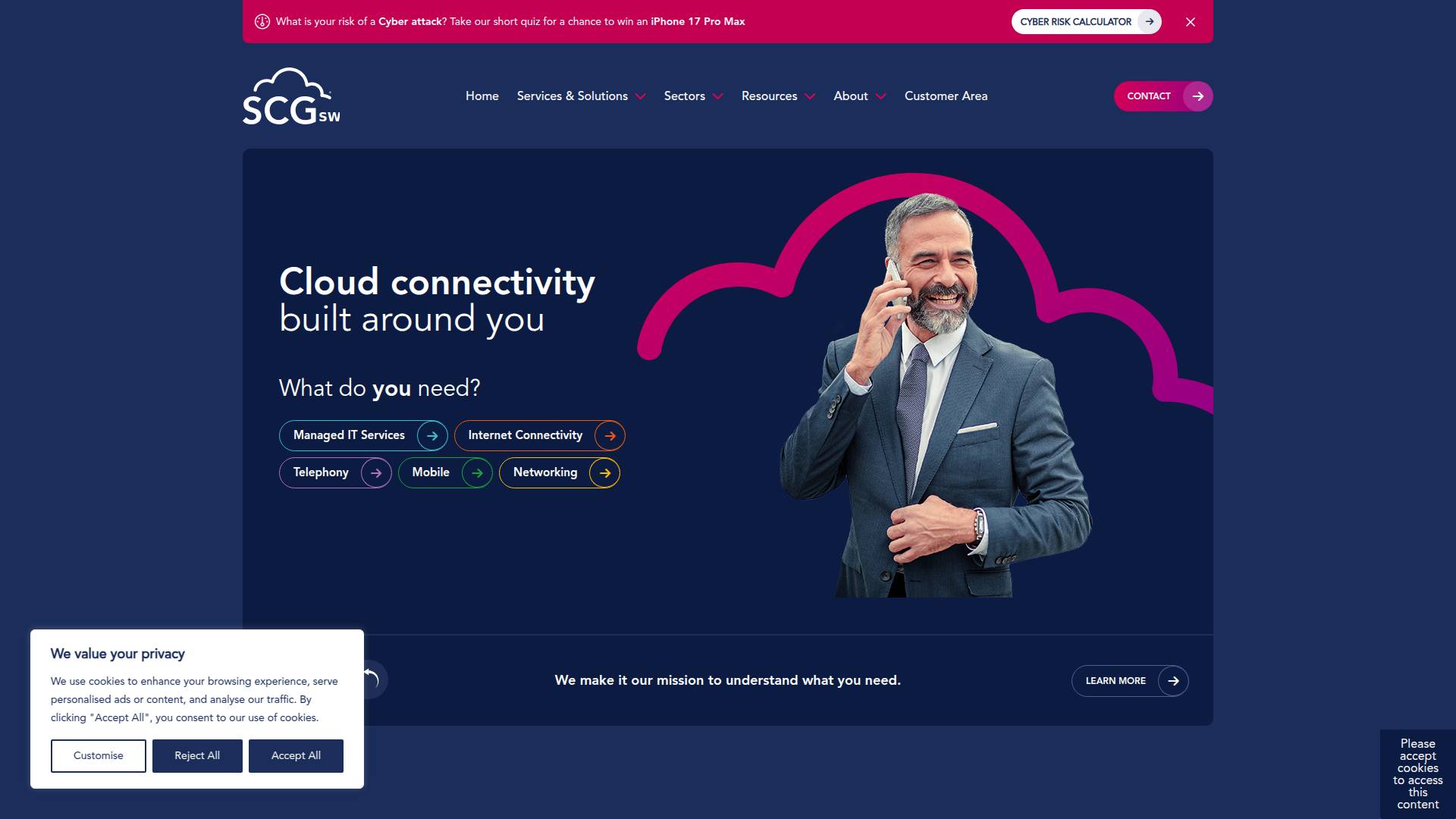 Horizon Telecom Website