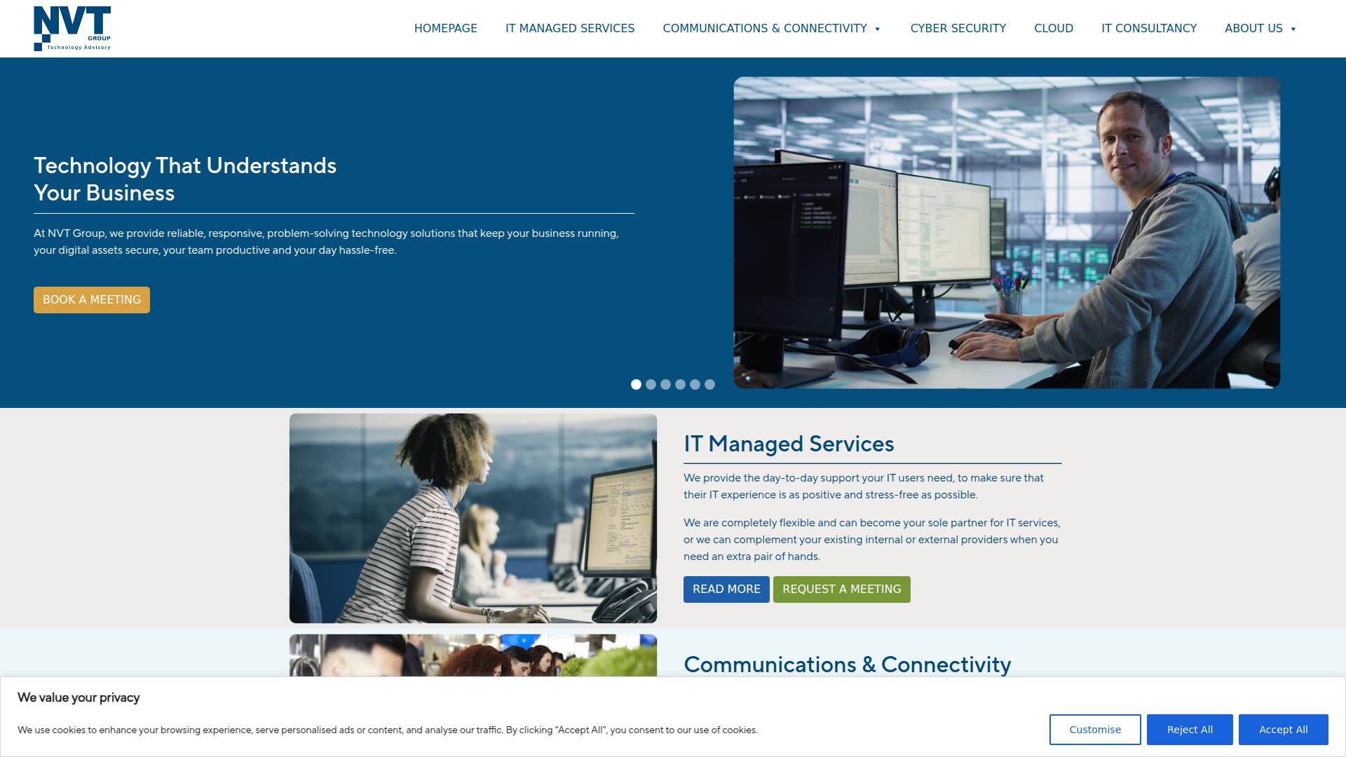 NVT Group HQ Website