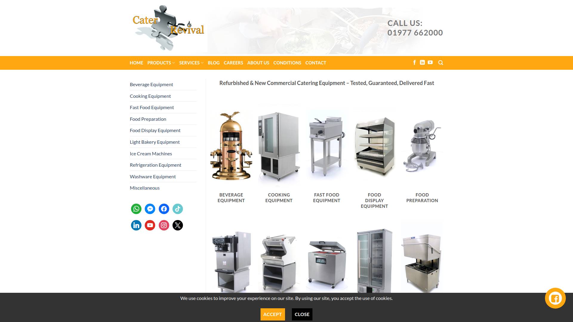 Cater Revival Website