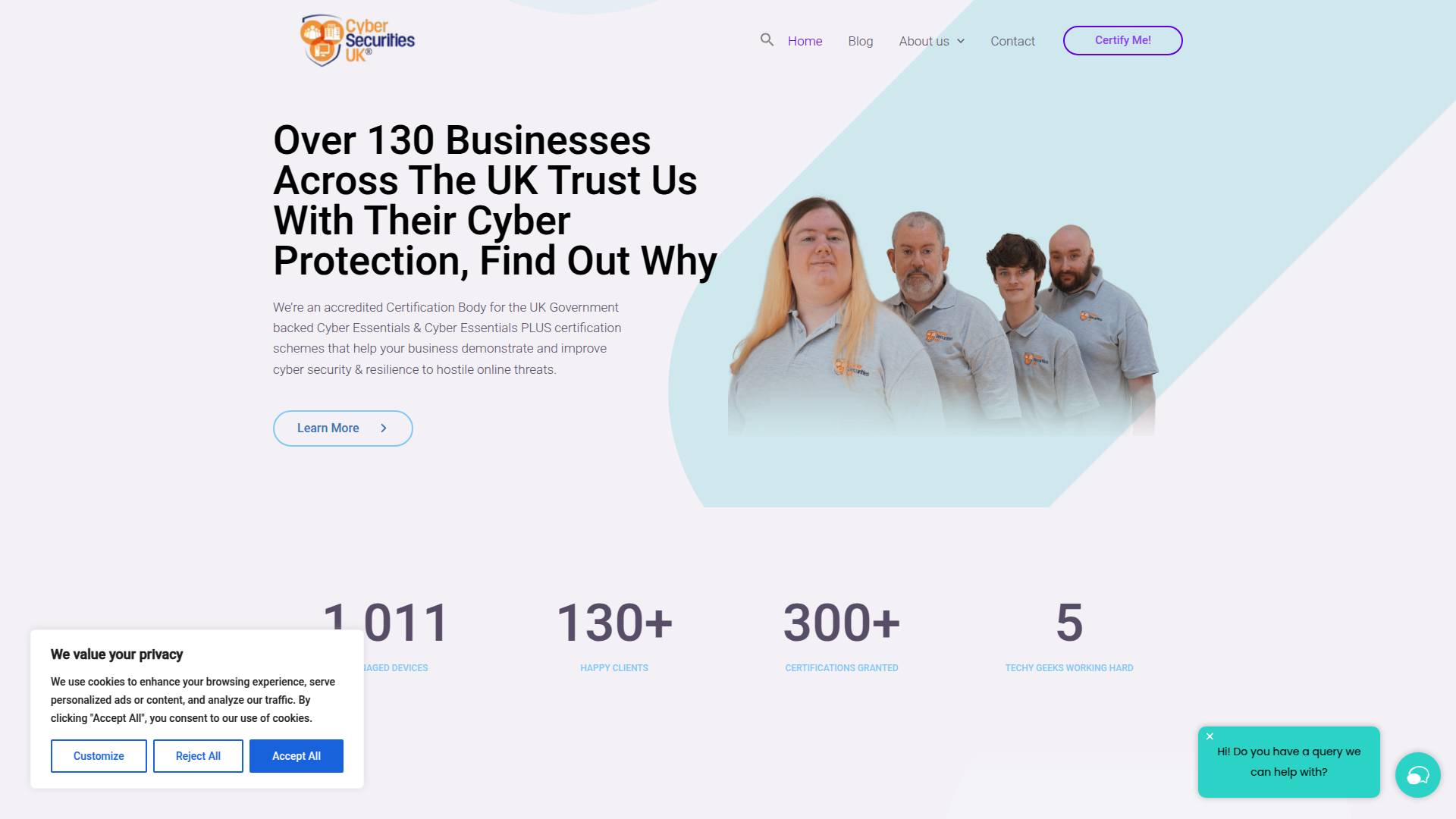 CyberSecuritiesUK Website