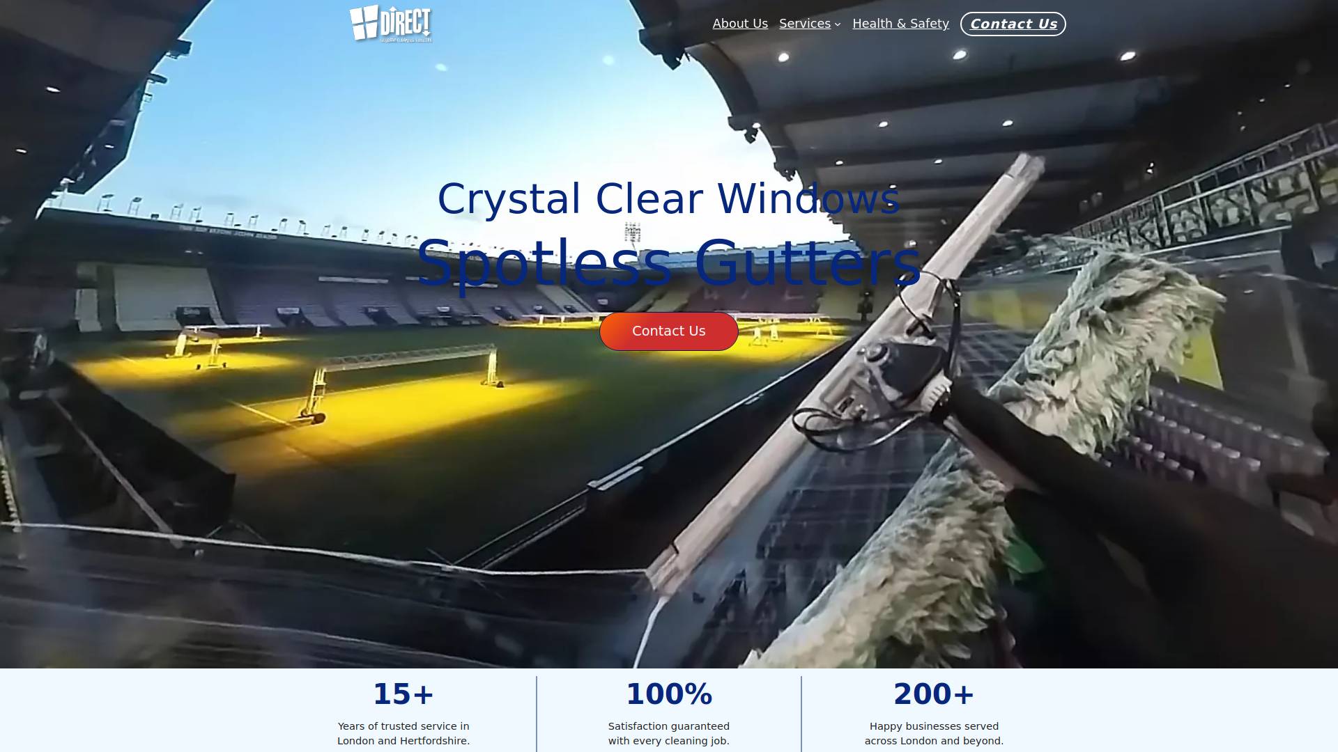 Direct Window Cleaning Services Website