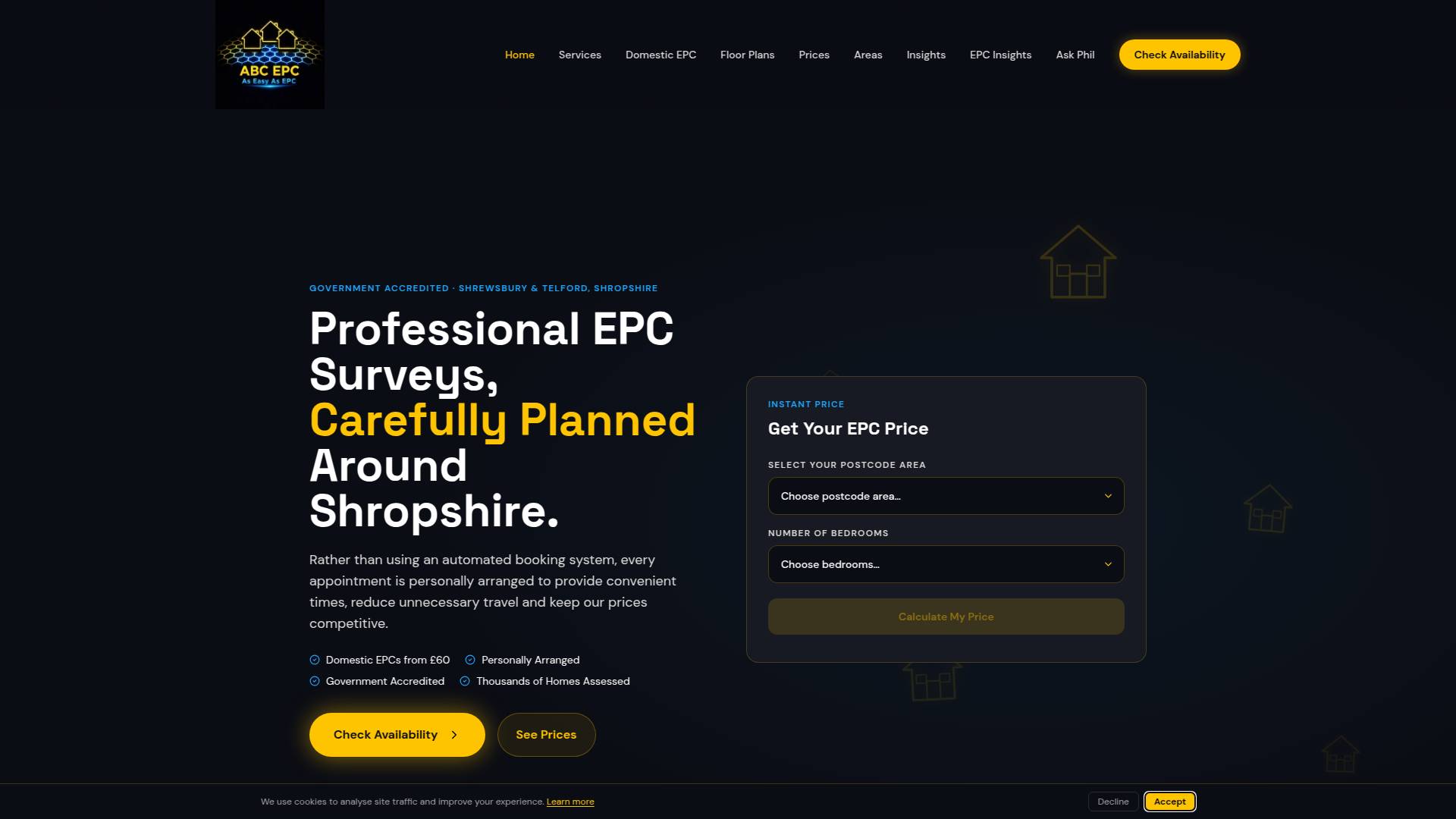 ABC EPC Website Screenshot 001