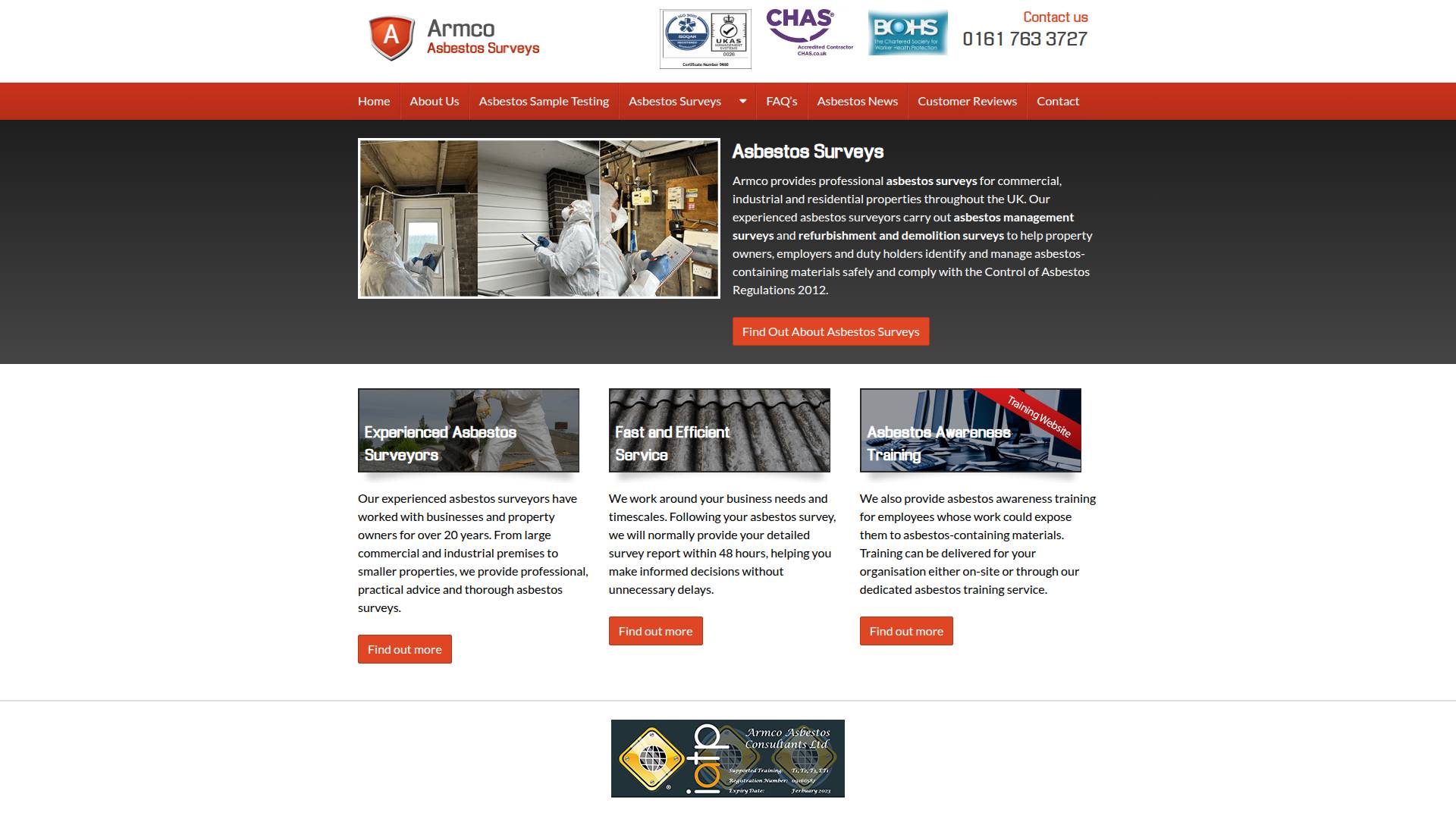 Armco Surveys Website
