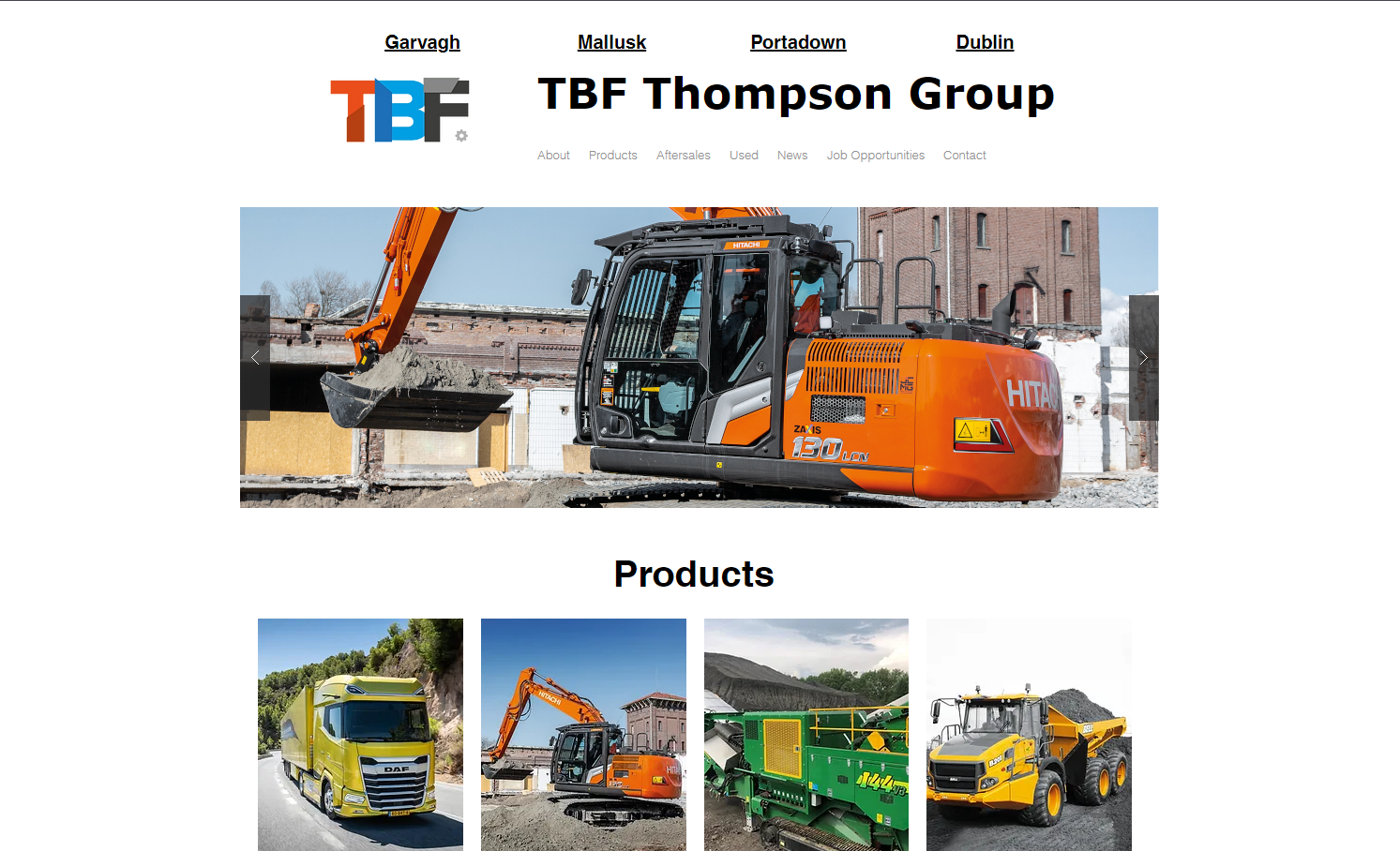 T B F Thompson (Garvagh) Ltd Website