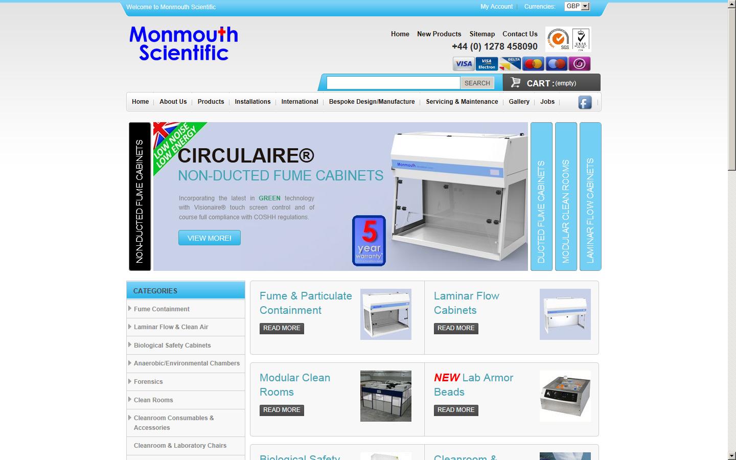 Monmouth Scientific Website