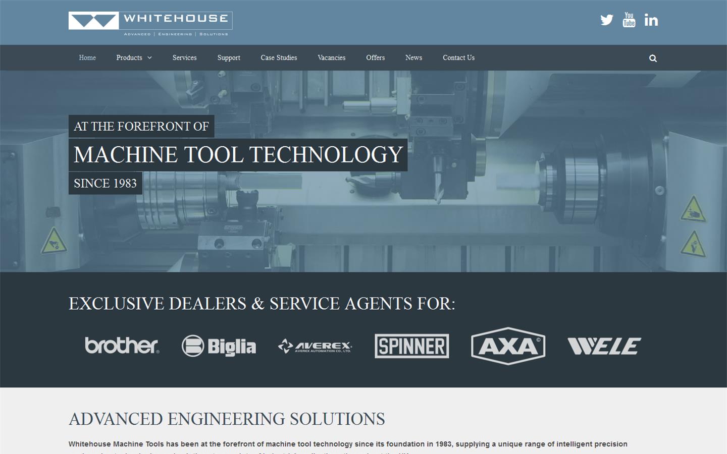 Whitehouse Machine Tools Ltd Website