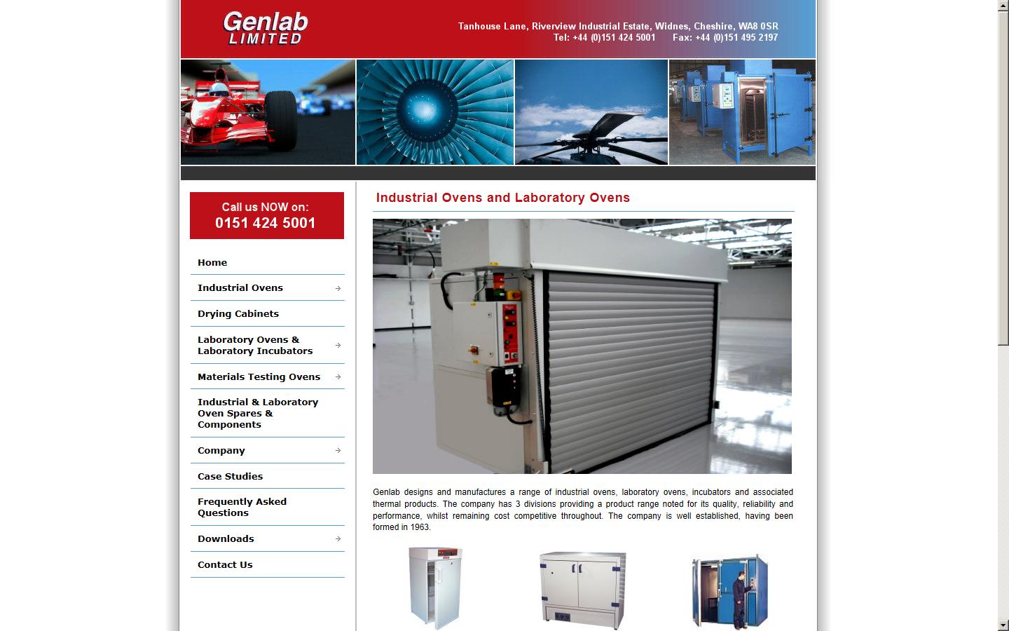 Genlab Ltd Website