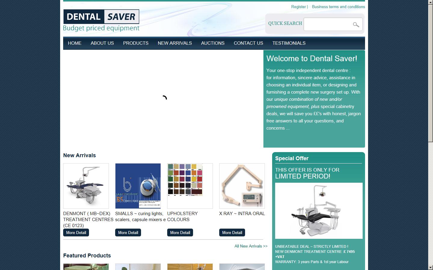 Dental Saver UK  Website