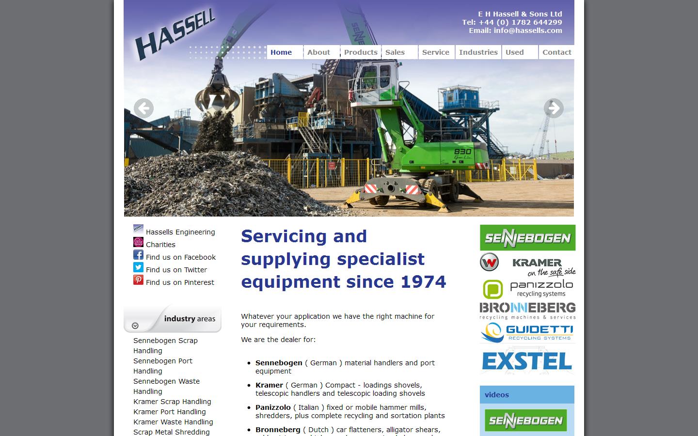 E H Hassell & Sons Ltd Website