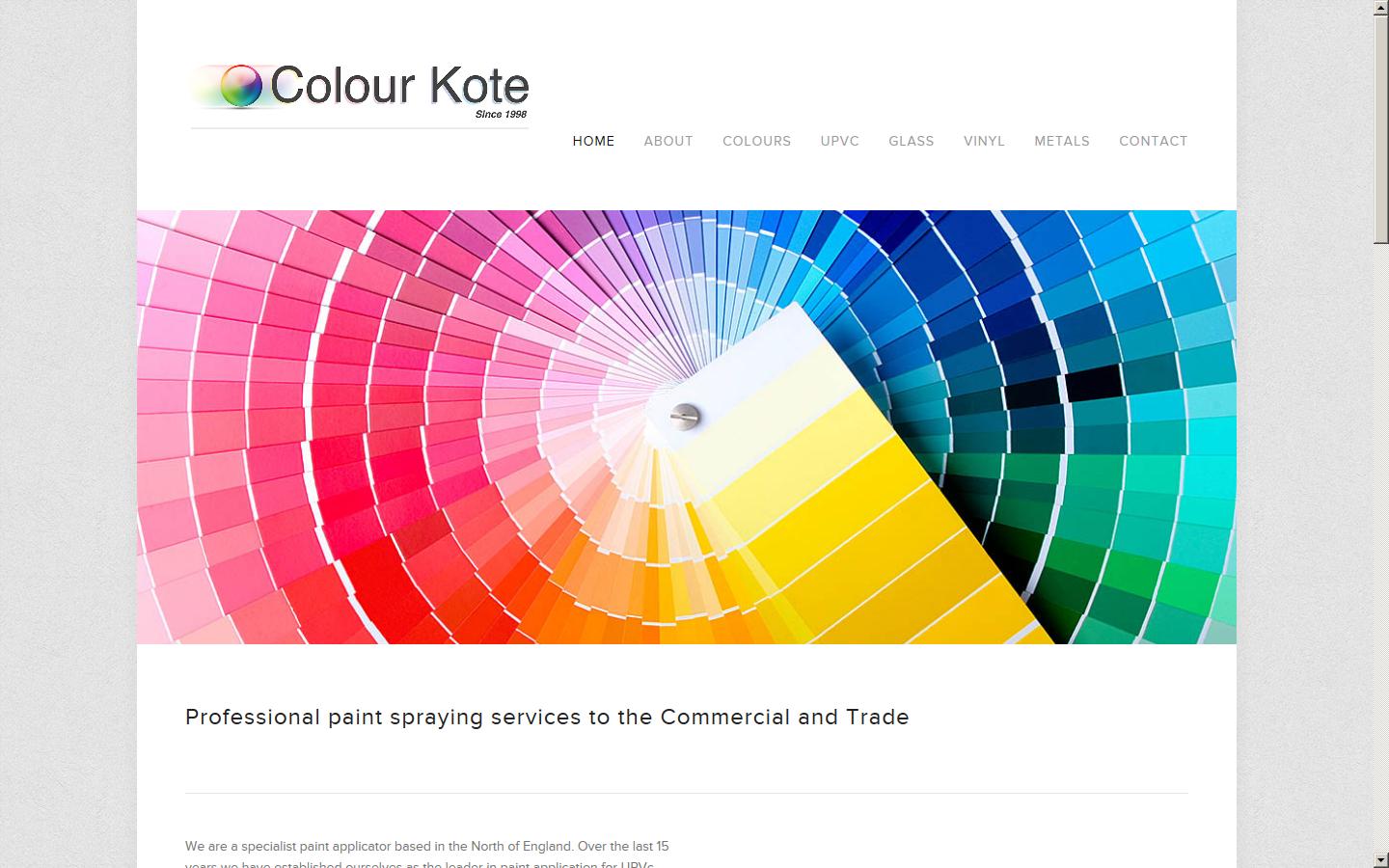 Colour Kote Ltd Website