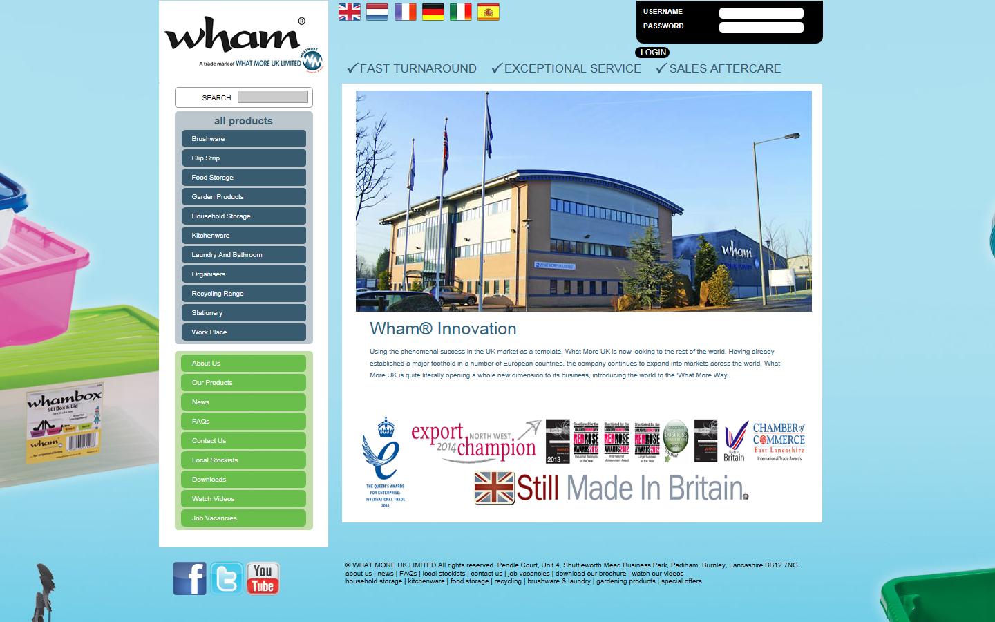 What More (UK) Ltd Website