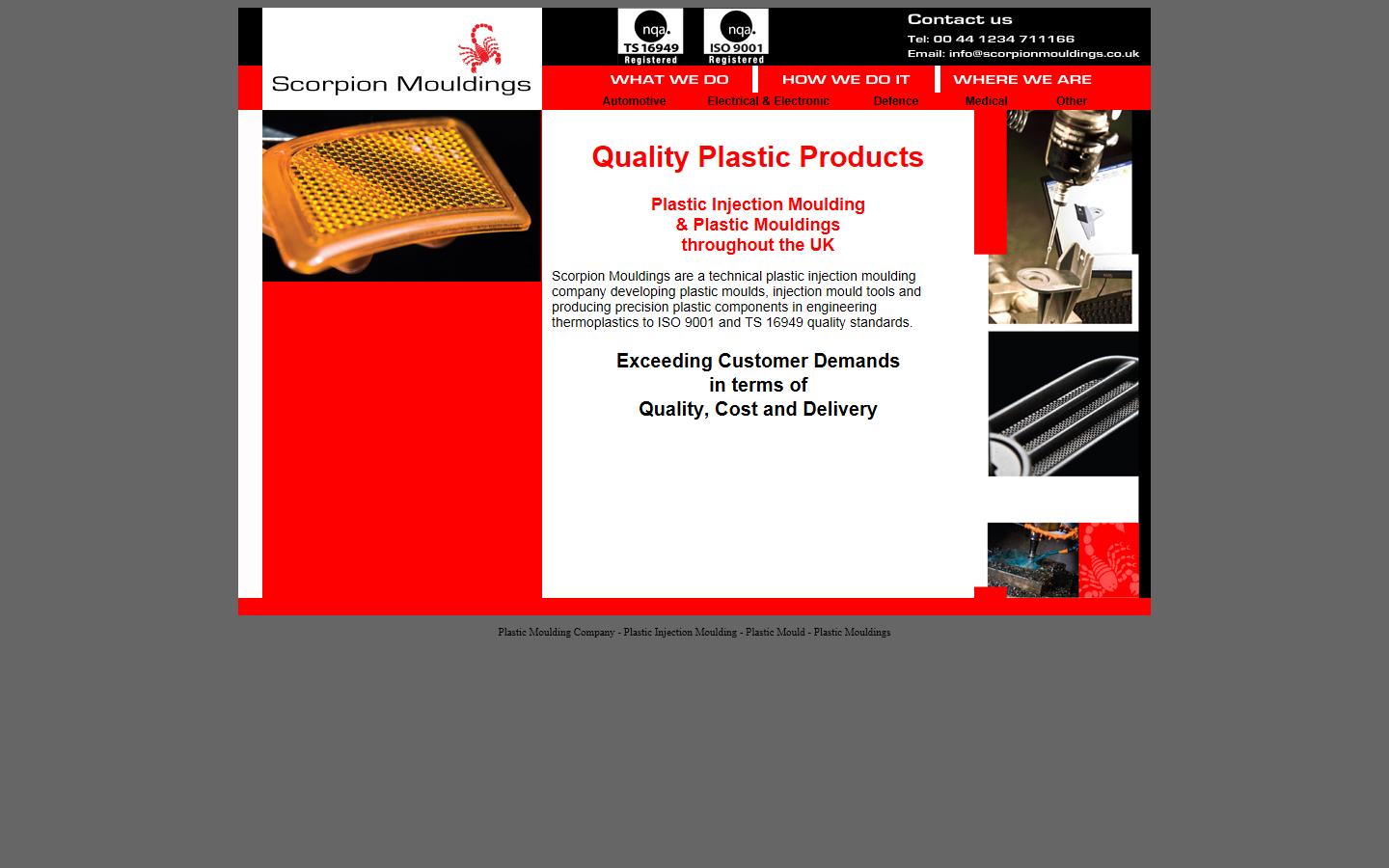 Scorpion Moldings Website