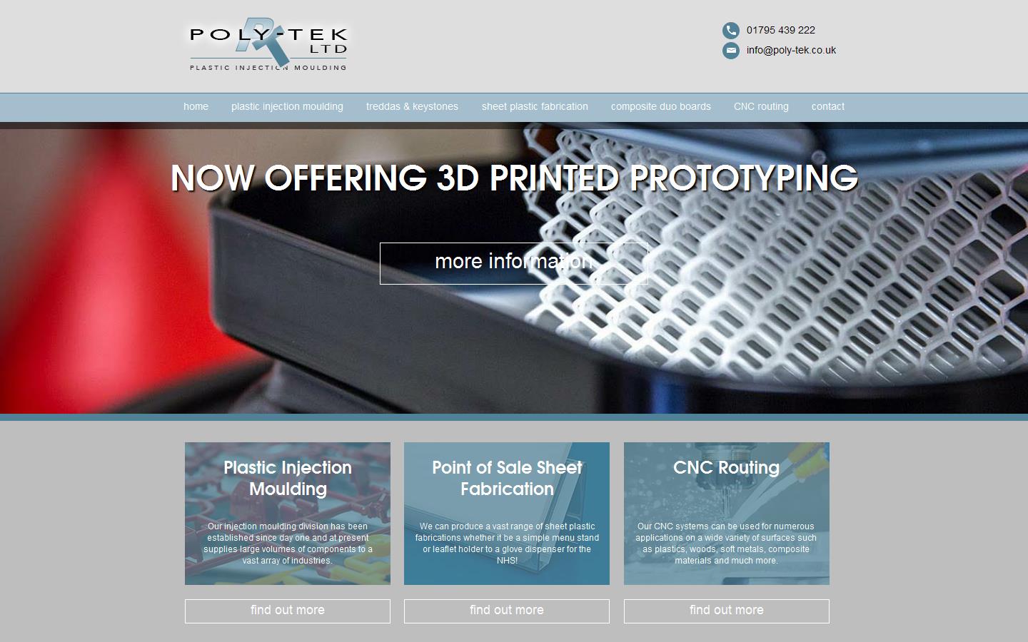 Poly-Tek Ltd Website