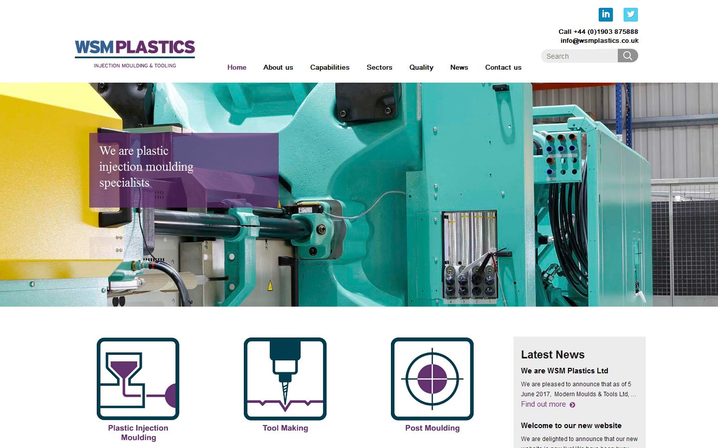 WSM Plastics Website