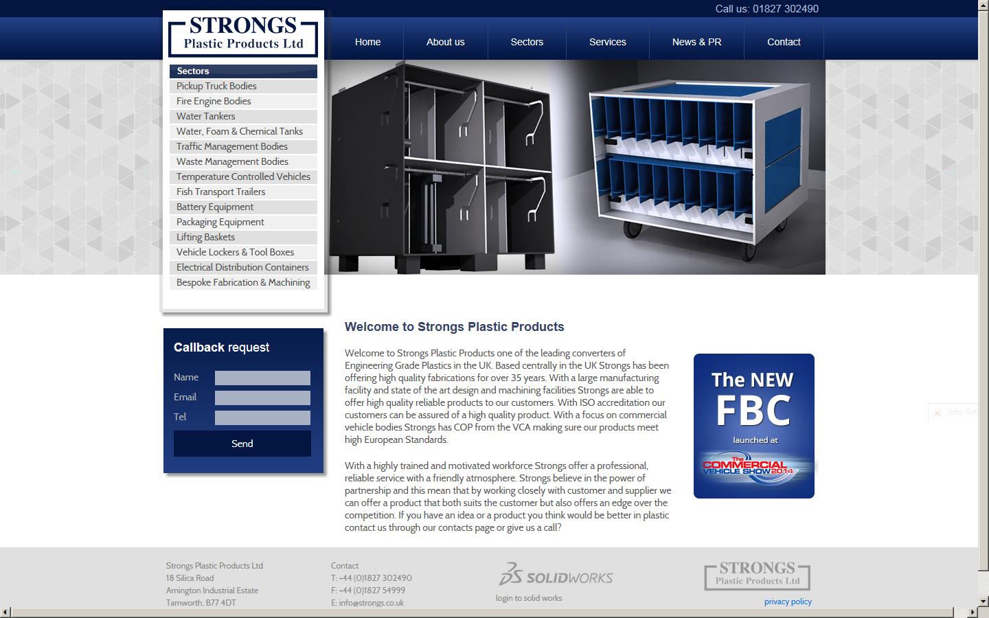 Strongs Plastics Products Ltd Website