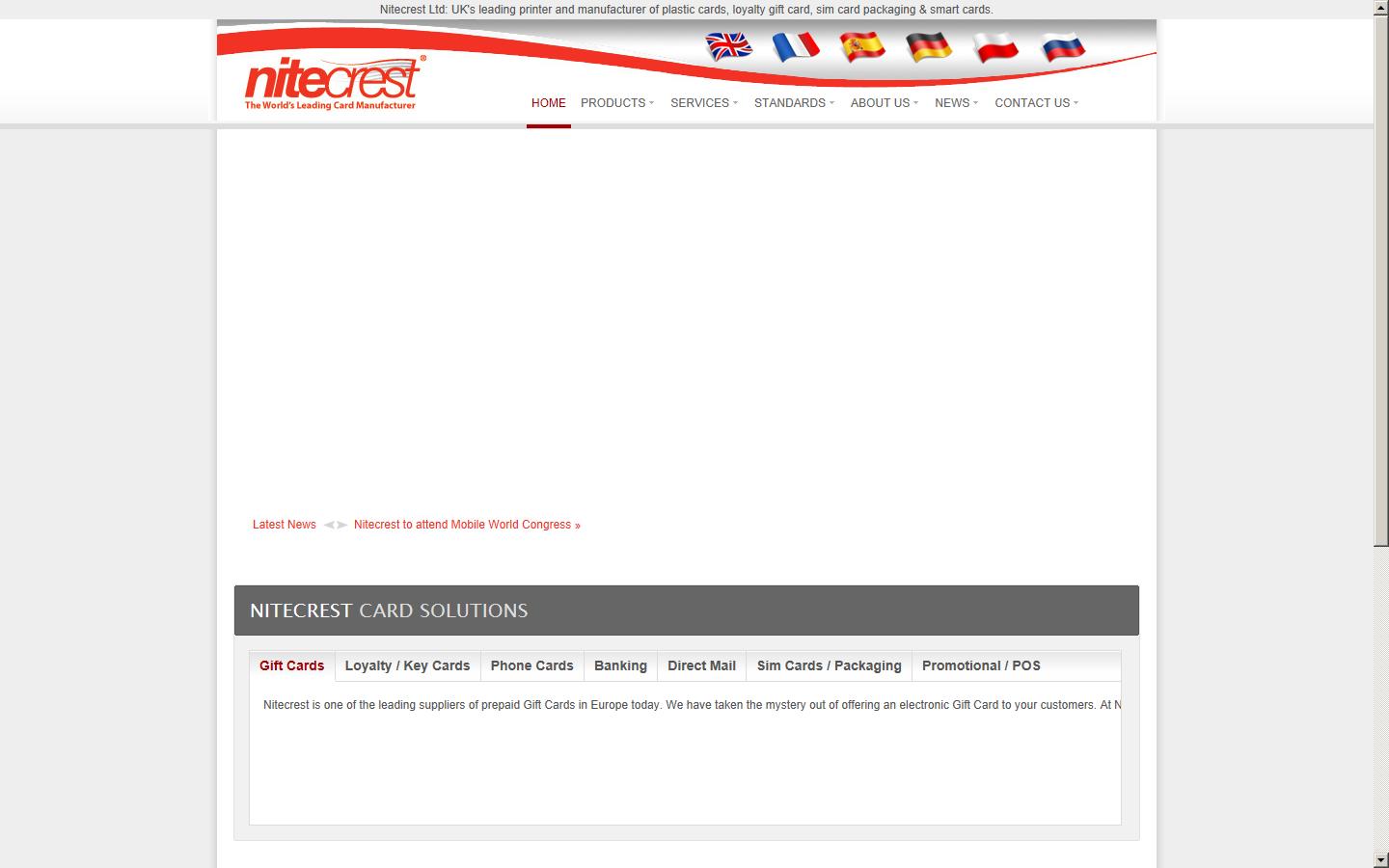 Nitecrest Ltd Website