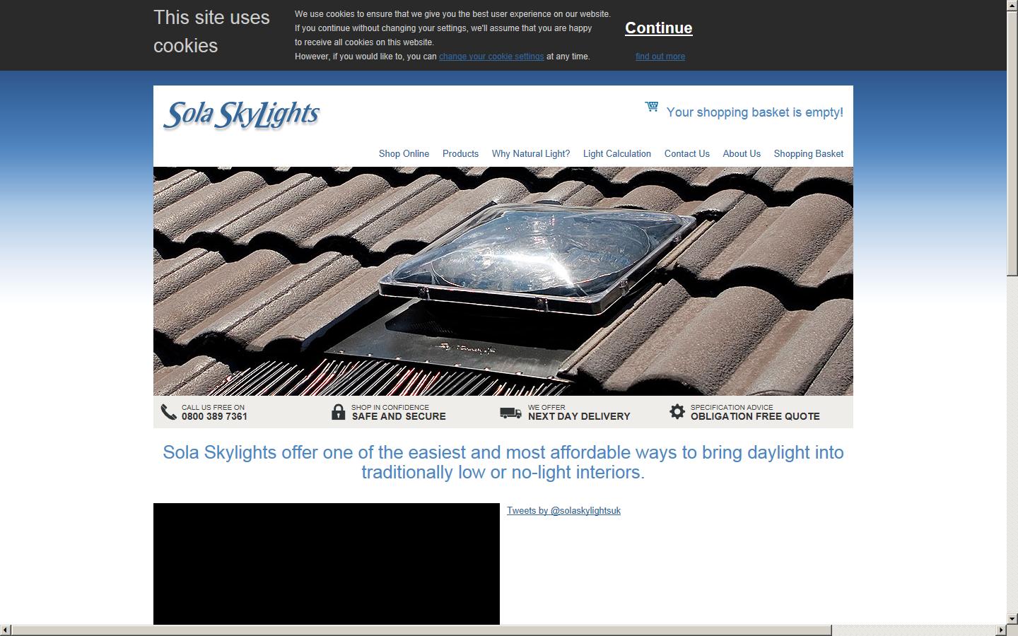 Roof Lights Website