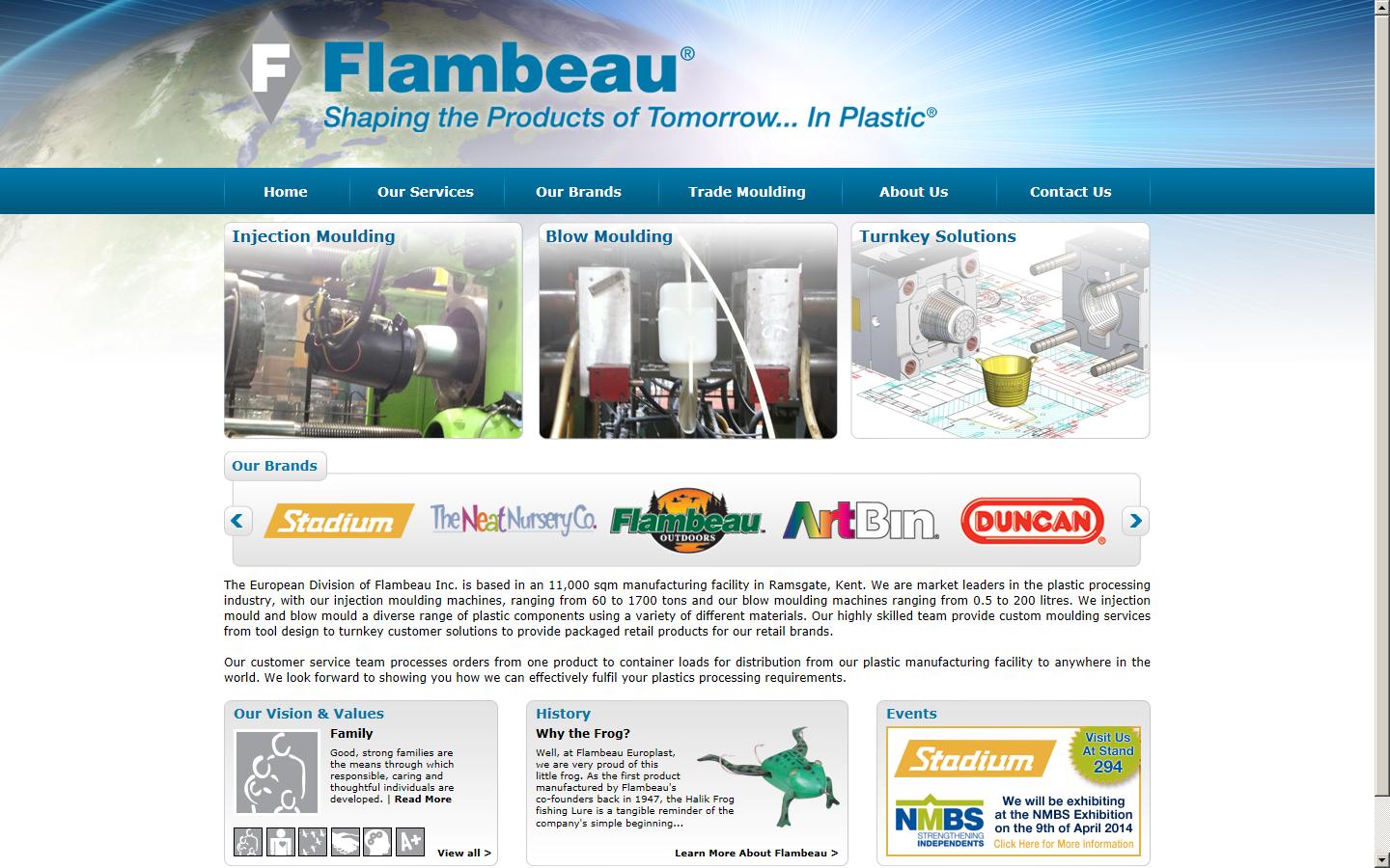 Flambeau EuroPlast Ltd Website