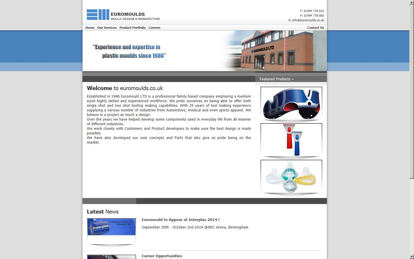 Euromoulds Website