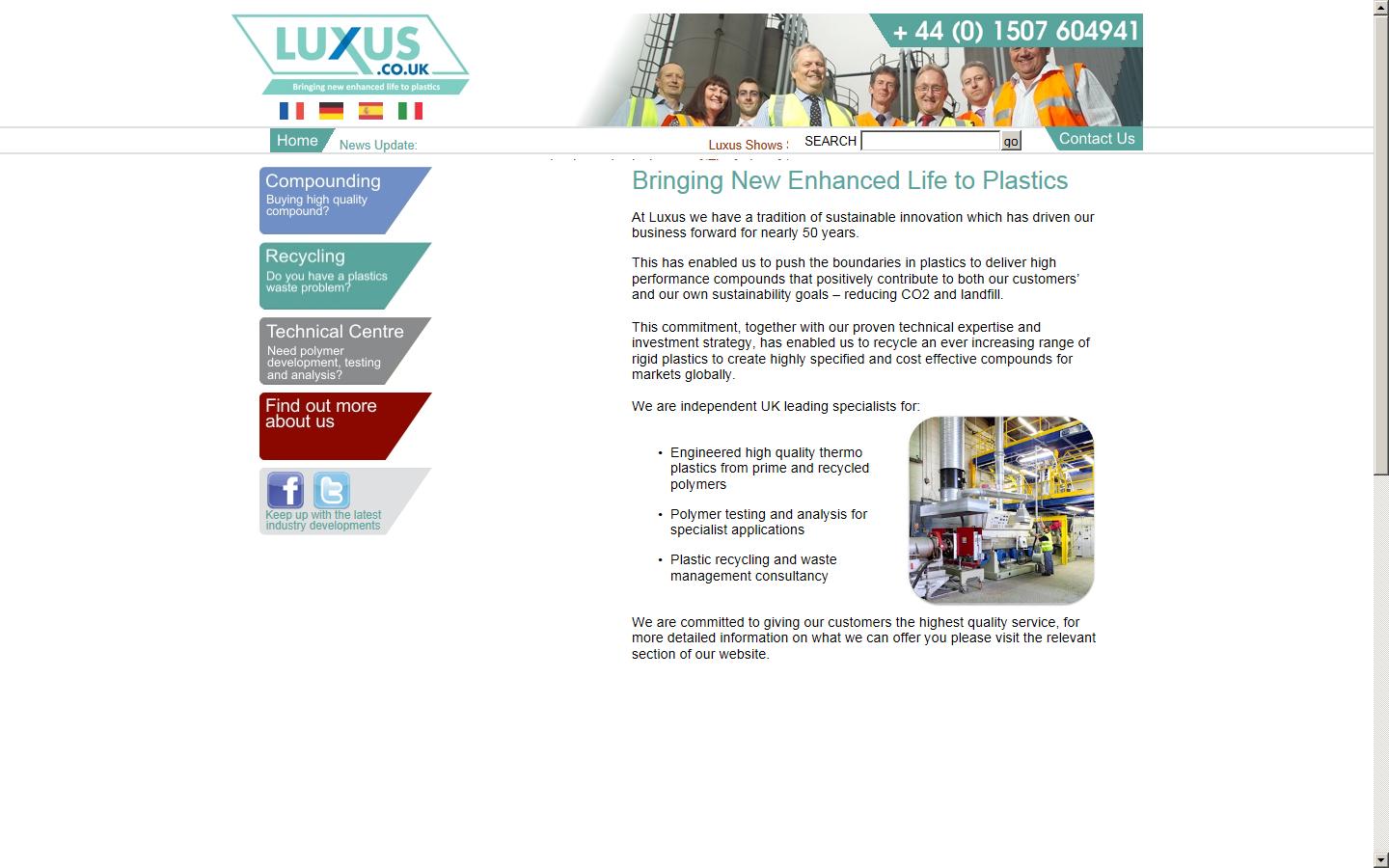 Luxus Ltd Website