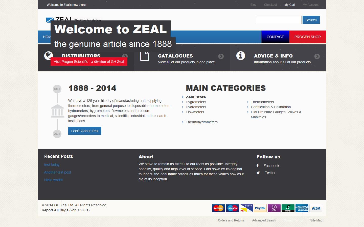 GH Zeal Ltd Website