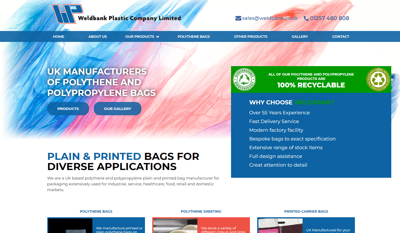Weldbank Plastic Co Ltd Website