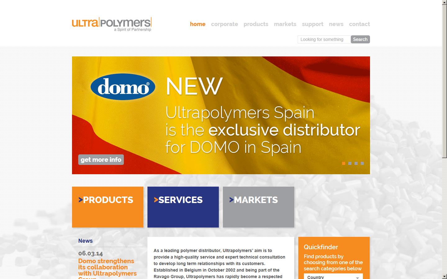 ultrapolymers Ltd Website