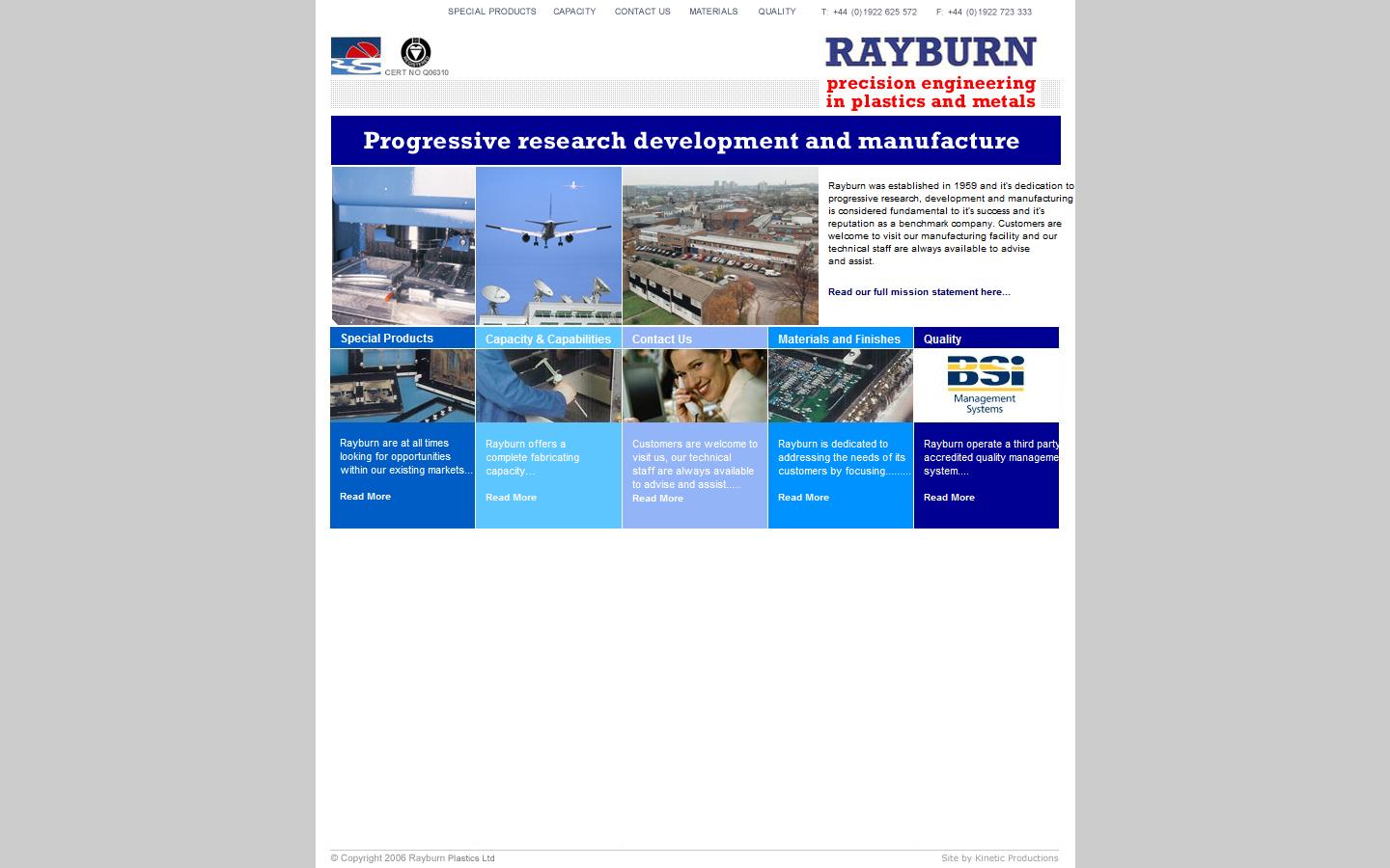 Rayburn Plastics Ltd Website