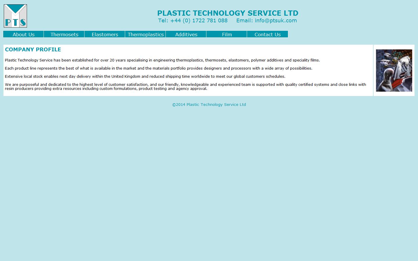 Plastic Technology Service Ltd Website