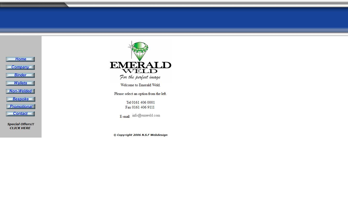 Emerald Weld PVC Stationery Manufacturer Website