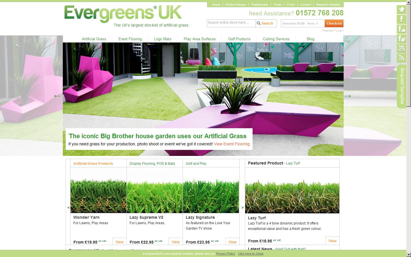 Evergreens (UK) Website