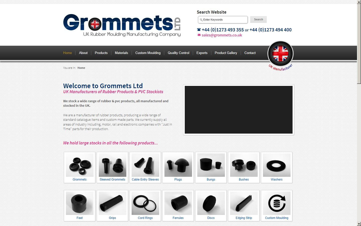 Grommets Ltd Website