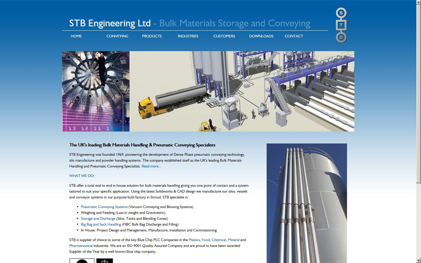 STB Engineering Ltd Website