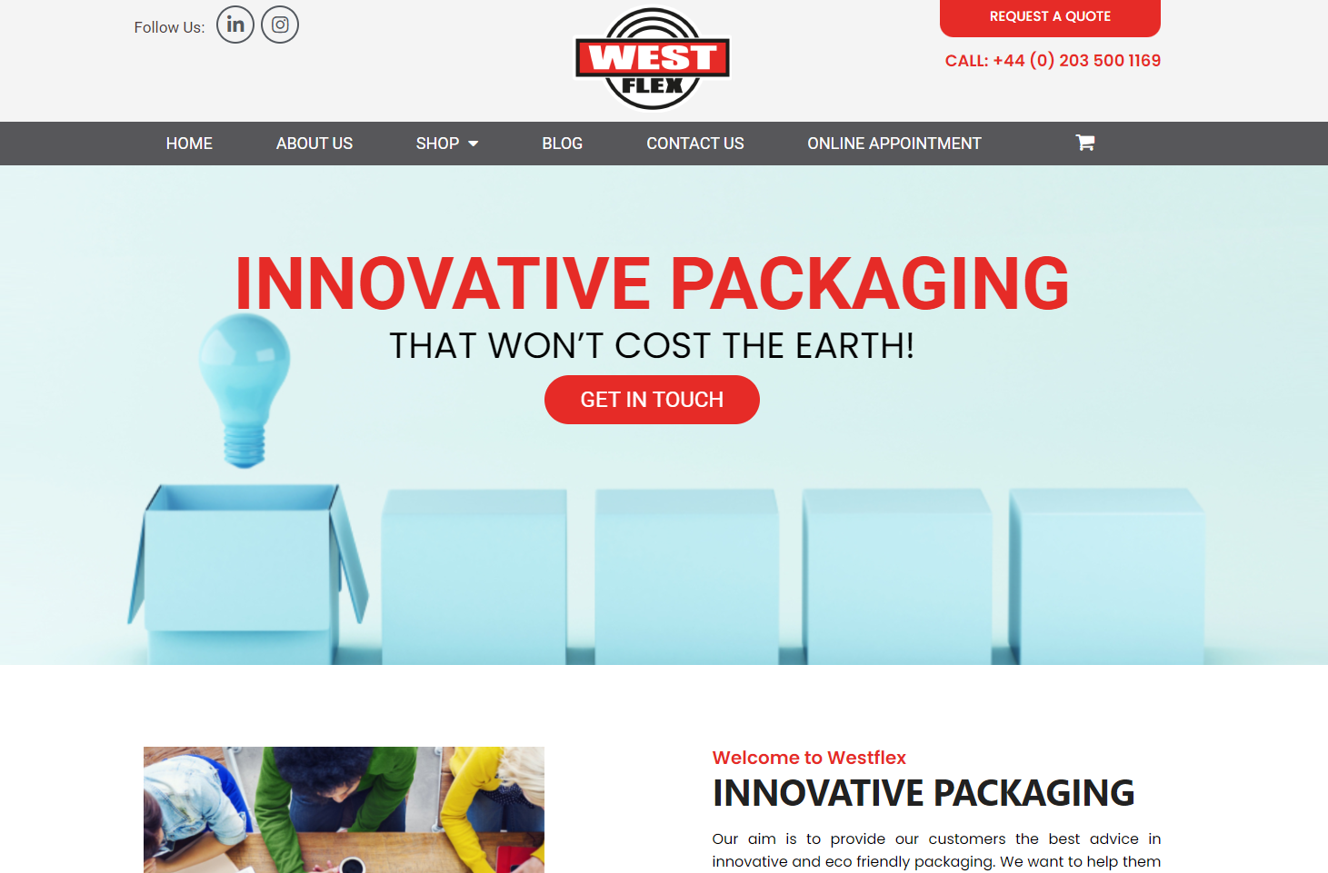 Westflex Ltd Website