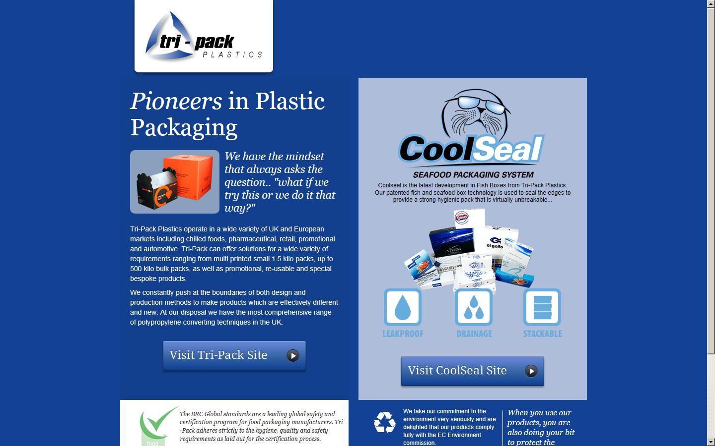 Tri-Pack Plastics Ltd Website