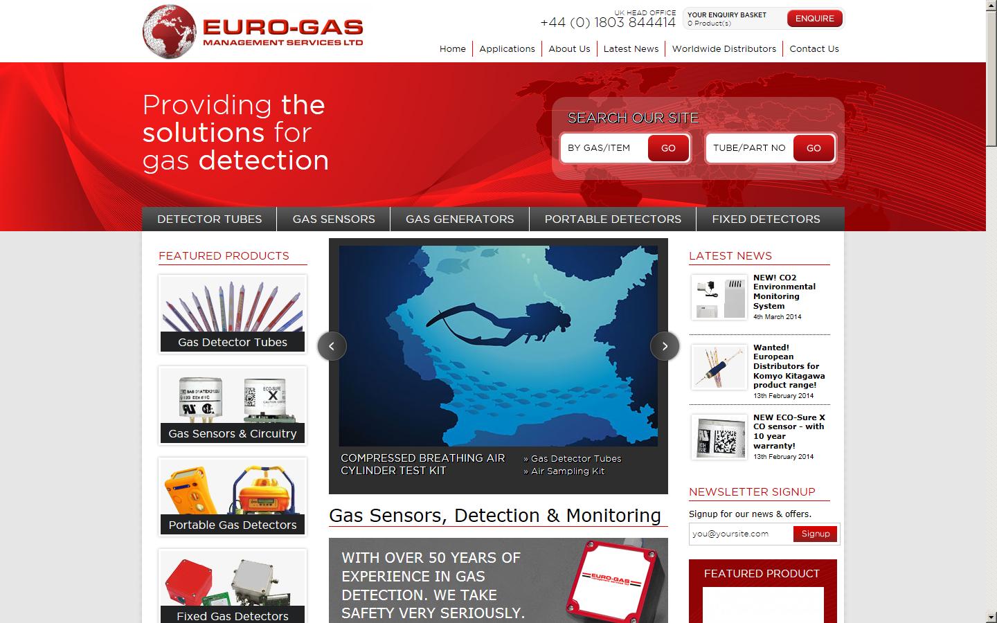 Euro-Gas Management Services Ltd Website