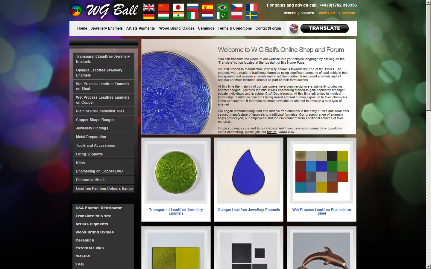 W G Ball Ltd Website
